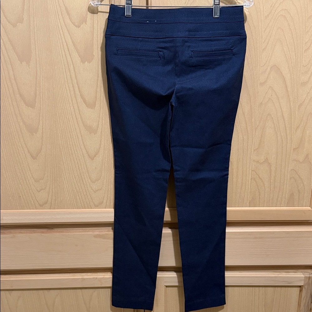 Candies Audrey Pullon Navy Blue Slim Fit Pants - Picture 4 of 11